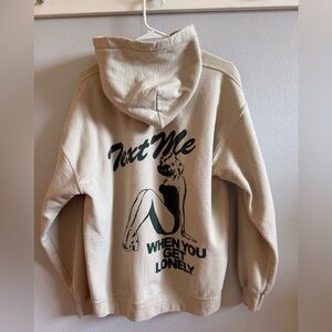 Lonely Ghost Women's Text Me When You Get Lonely Hoodie